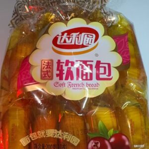 达利园法式软面包蔓越莓味200克（10枚）（糕点饼干零食）